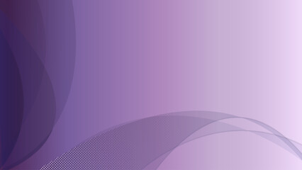 Abstract gradient background with flowing purple waves and subtle halftone dots
