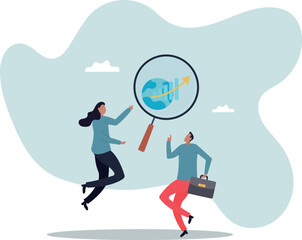 World economic analysis, global investment or international business opportunity research, forecast and analyze financial information .about a man and his life.