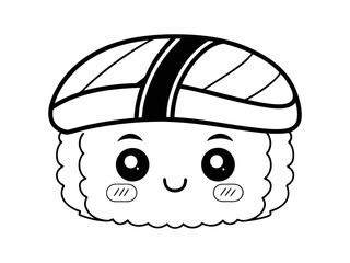 Cute Sushi Kawaii Characters
