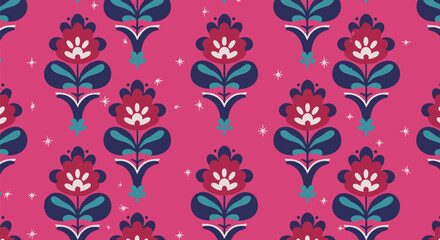seamless pattern with flowers