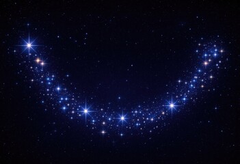 Obraz premium Cosmic Starry Streamer.