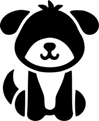 Dog icon illustration