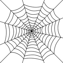 simple hand drawn tattoo spider web elements