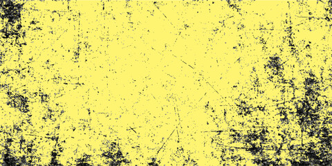 Vintage, rough yellow grunge wall texture with an aged, painted surface pattern