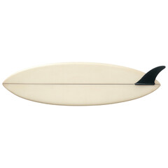 Classic Surfboard on Transparent Background Perfect for Beach and Water Sports Themes
