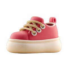 Pink chunky platform sneaker