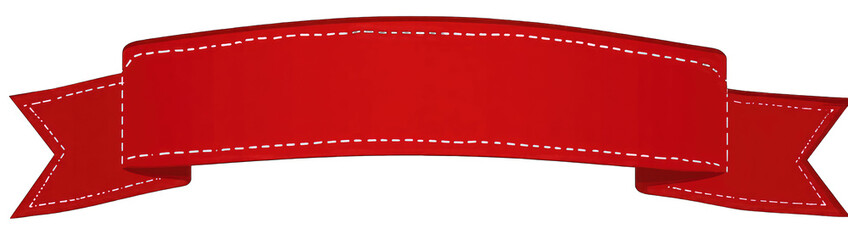 Red ribbon graphic