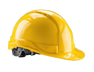 Fototapeta premium Bright yellow safety hard hat
