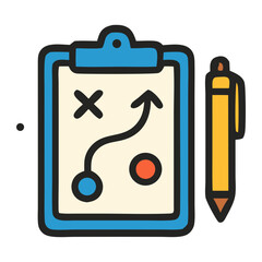  tactical approach Icon, Filled Line style icon vector illustration, Suitable for website, mobile app, print, presentation, infographic and any other project.