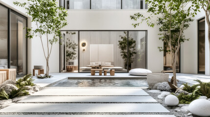 first private vacation basement area were designed with a special bohemian style