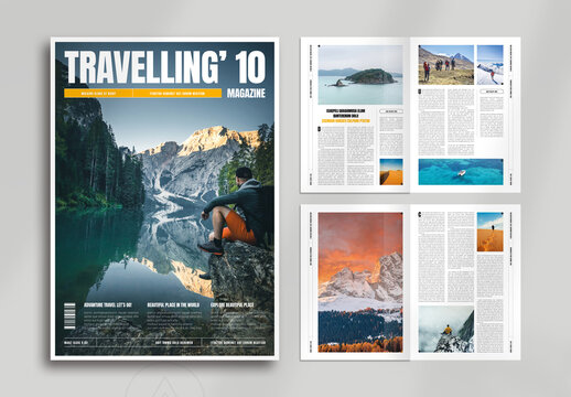 Travel Magazine Template