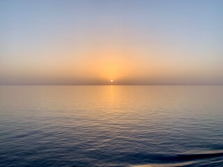 Dramatic Sky with Sun Rays over the Sea