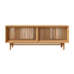 wooden bench isolated on white