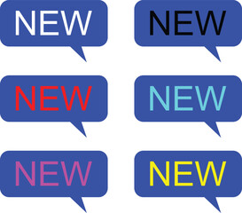 Colorful NEW labels icons 日本の新しいデザイン Neue Etiketten Grafik for marketing use, Set of new arrival tag icon.sale sticker,price sticker