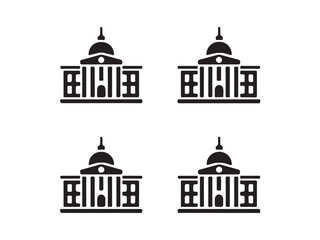 Urban Shopping Arcade,  Contemporary look for retail spaces,  Bulding vector silhouette Single collection, Vector Illustration E0S 