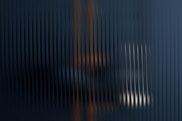 Abstract vertical lines create a sense of depth and movement with subtle color variations and a blurred central form