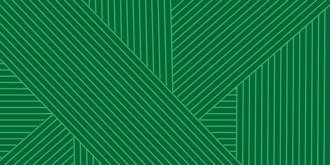 Thin Green Line Doodle Seamless Pattern, Retro Abstract Wallpaper, Creative Abstract Background with Green Waves