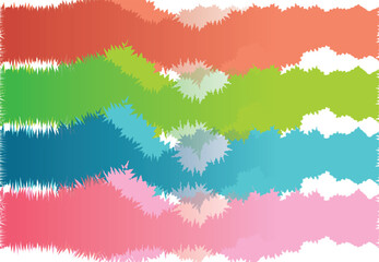 Colorful Abstract Zigzag Brush Stroke Background Design