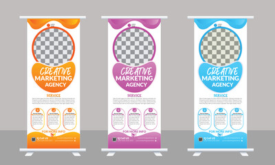 Professional Roll Up Banner Design for Advertising and Branding