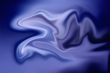 Abstract blue swirl with smooth gradients creates a dreamy and artistic effect