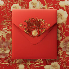 red envelope, new year, asian festival, illustration, background, cover, advertisement, card, pattern, celebration, gift, symbol