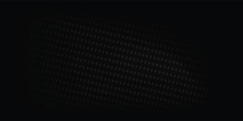 Monochrome gradient halftone dots background. Vector illustration. Abstract small grunge dots on black background