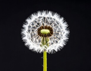 Close-up of a dandelion seed head (3)