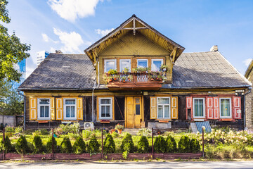 Old House in the City Center of Vilnius, Lithuania