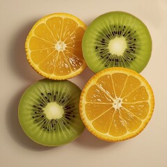 Citrus Slices: A vibrant arrangement of sliced citrus fruits, offering a fresh and visually appealing composition.