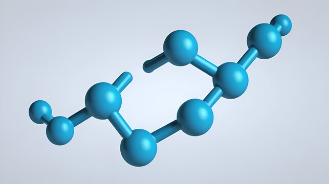 Estrone (oestrone) human estrogen hormone molecule. 3D rendering.