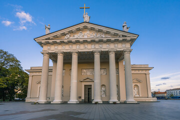 Vilnius Cathedral Facade, Lithuania