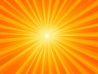 Obraz premium Radiant orange and yellow burst design evokes energy and summer sunshine