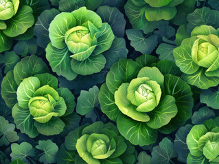 fresh cabbage isolated on white background