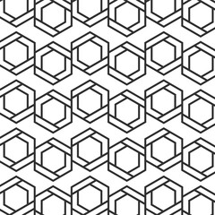 Geometric pattern background set black and white 04