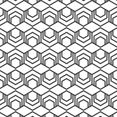 Geometric pattern background set black and white 07