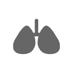 Lungs medical icon / 肺を表す医療用ピクトグラム