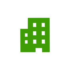 Office Building Icon / オフィスビルのアイコン（会社・都市・不動産）	