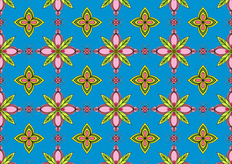 Obraz premium seamless pattern with floral elements