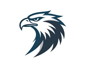 Fototapeta premium Bold graphic of an eagle's head