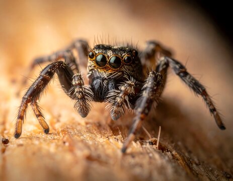 Close-up of a jumping spider (1)