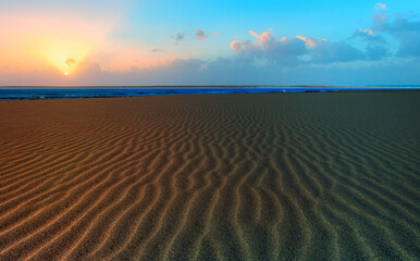 Colorful Hot Summer Landscape of sarigerme Beach, Turkey
