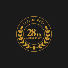 anniversary logo design, celebrating, commemorative logo, anniversary, birthday, party, thanksgiving, celebration, vector, badge, vintage, congratulations, greeting, invitation, certificate, template