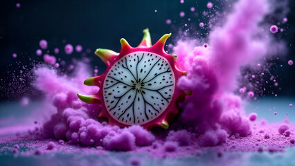 Dynamic Dragon Fruit Burst