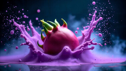 Vibrant Dragon Fruit Burst