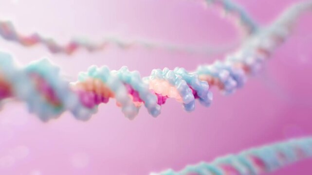 DNA with codon higlight