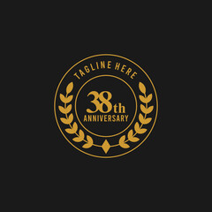 anniversary logo design, celebrating, commemorative logo, anniversary, birthday, party, thanksgiving, celebration, vector, badge, vintage, congratulations, greeting, invitation, certificate, template