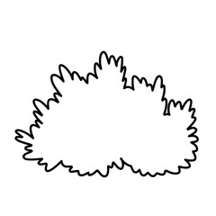 Grass doodle vector