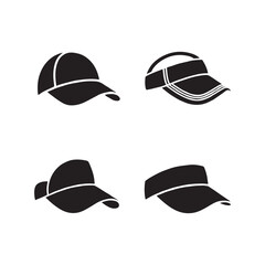 Visor cap fashionable solid headwear