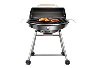 Barbecue Grill With Hot Dogs On A Transparent Background cooking outdoor isolated on a transparent background