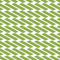 Seamless Pattern with Green Diagonal Rectangles
